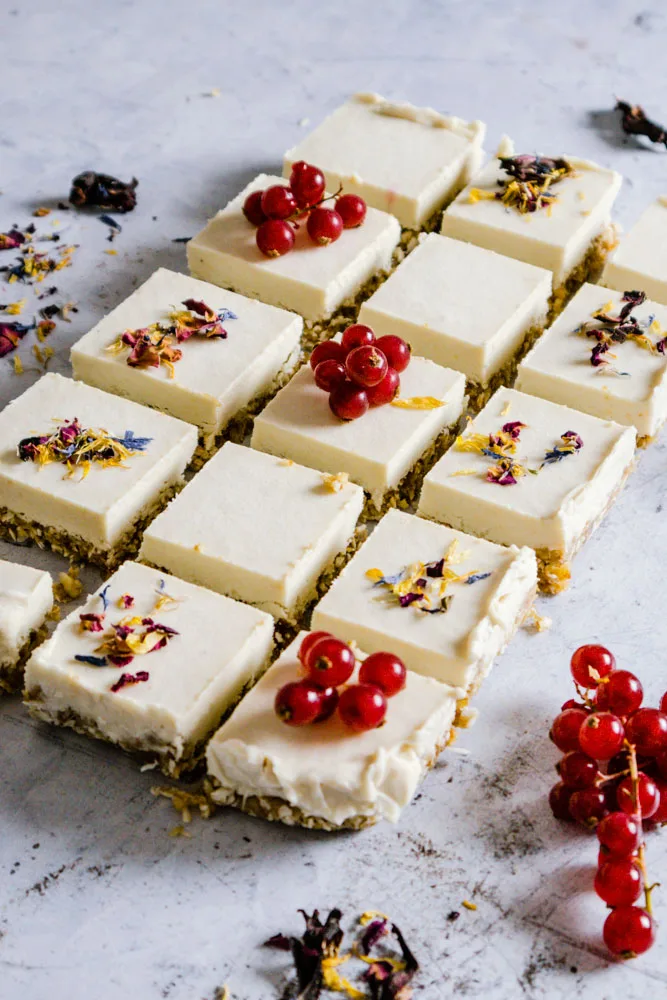 roh vegane lemon bars